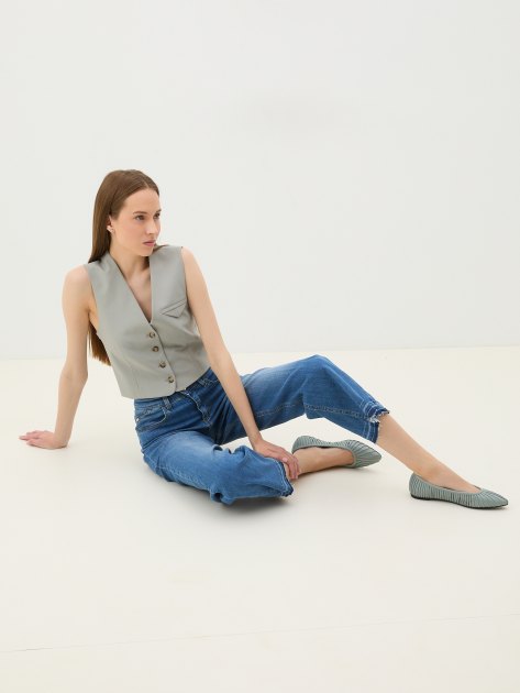 Женские джинсы кюлоты CAFE' NOIR JEANS, Артикул C7JJ1024, синий | 4071437. Ракурс 5 Женские джинсы кюлоты CAFE' NOIR JEANS, Артикул C7JJ1024, синий | 4071437. Ракурс 5
