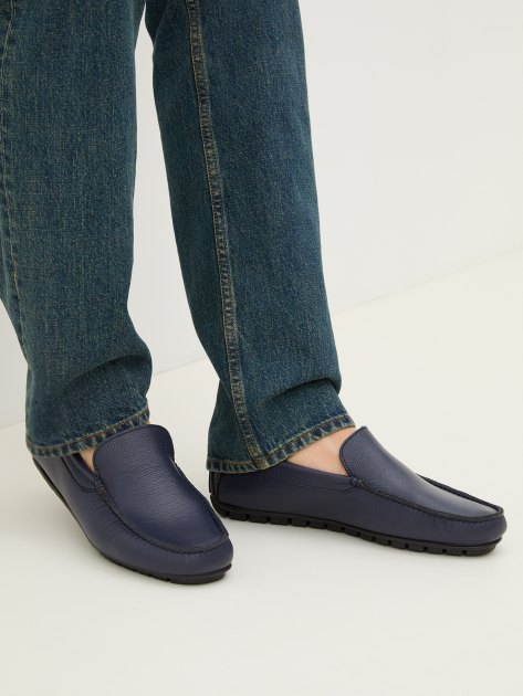Мужские мокасины DINO BIGIONI, Артикул DBS910, темно-синий | 4071732. Ракурс 2