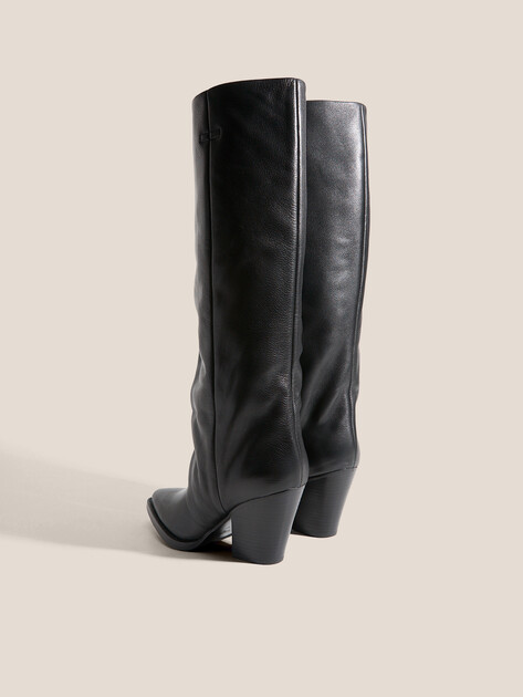 Высокие казаки TENDANCE, Артикул CLF766K-01, черный | 4073844. Ракурс 6