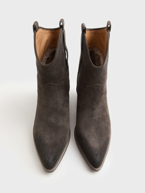 Женские казаки TENDANCE, Артикул CLF785K-05, коричневато-серый | 4073852. Ракурс 4