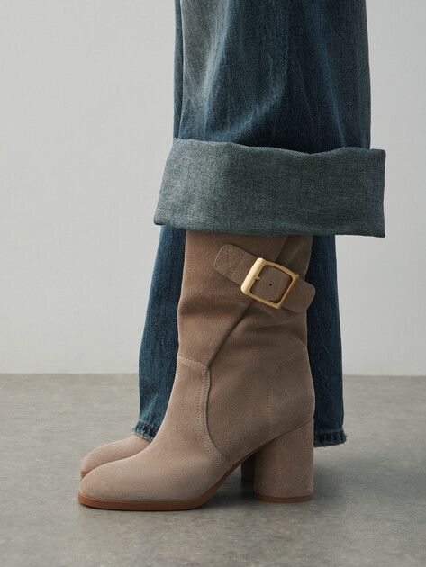 Женские полусапоги TENDANCE, Артикул CLF680K-11, бежевый | 4073976. Ракурс 6