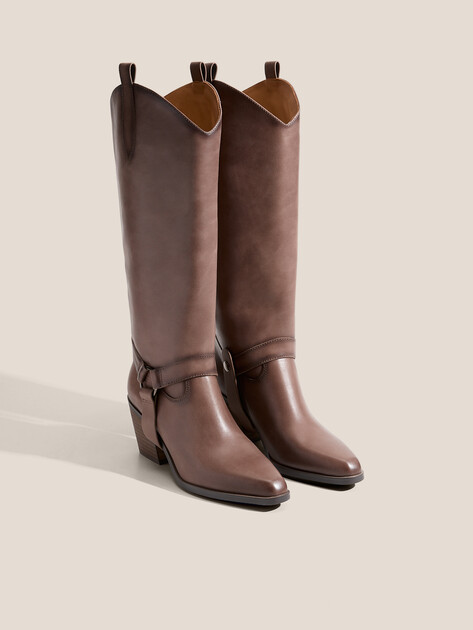 Высокие казаки TENDANCE, Артикул CLF783B-04, серо-коричневый | 4073986. Ракурс 3 Высокие казаки TENDANCE, Артикул CLF783B-04, серо-коричневый | 4073986. Ракурс 3