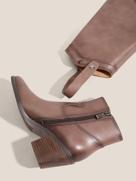 Высокие казаки TENDANCE, Артикул CLF783B-04, серо-коричневый | 4073986. Ракурс 4 Высокие казаки TENDANCE, Артикул CLF783B-04, серо-коричневый | 4073986. Ракурс 4