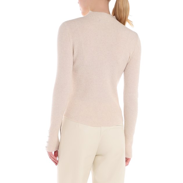 Женский джемпер MAISON DAVID, Артикул 10YR22, бежевый | 4076733. Ракурс 4