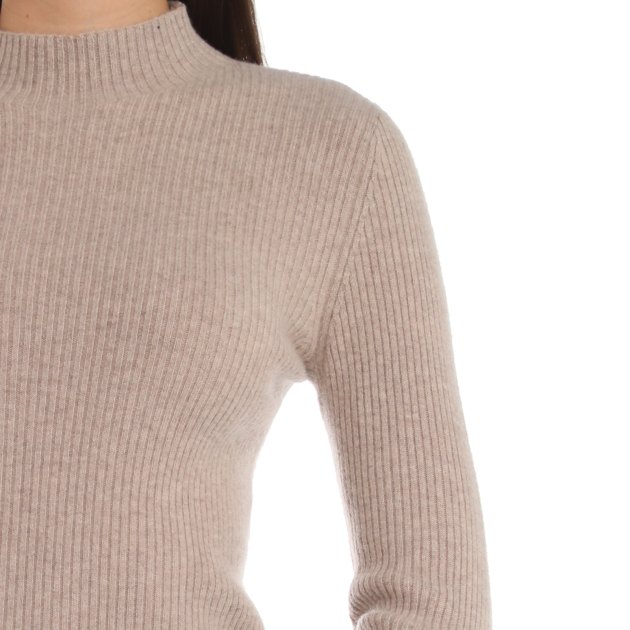 Женский джемпер MAISON DAVID, Артикул 10YR22, коричнево-бежевый | 4076734. Ракурс 3