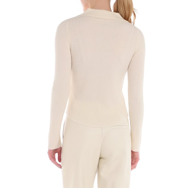 Женский пуловер MAISON DAVID, Артикул 10YR37, белый | 4076739. Ракурс 4