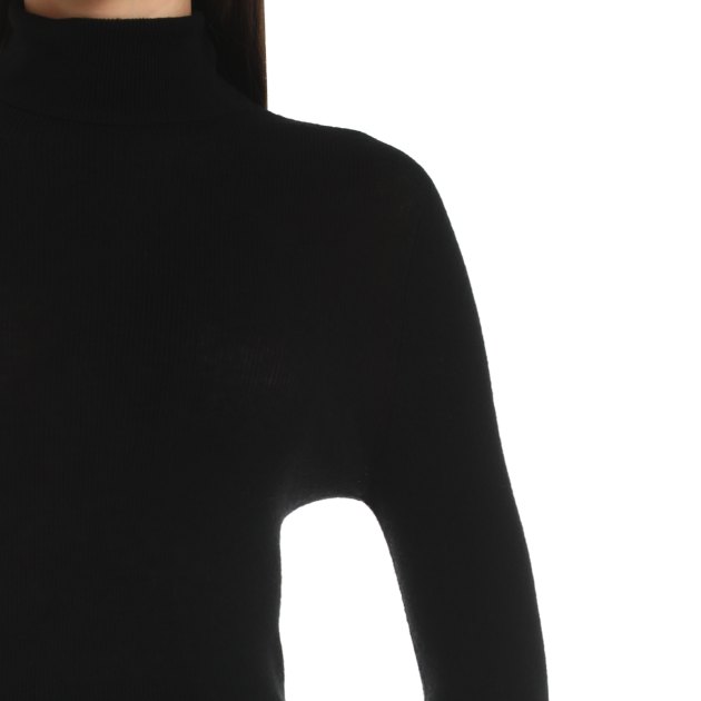 Женская бесшовная водолазка MAISON DAVID, Артикул KK385, черный | 4076764. Ракурс 3