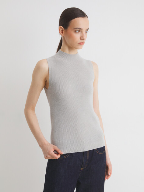 Топ MAISON DAVID, Артикул NZ2353, светло-серый | 4076795. Ракурс 5