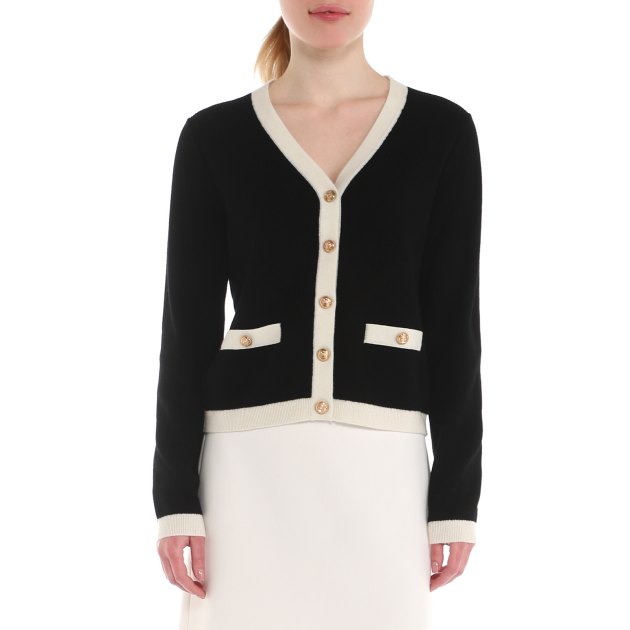 Женский кардиган MAISON DAVID, Артикул KK389, черный | 4076813. Ракурс 2