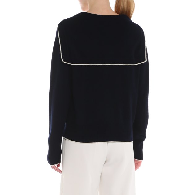 Женский кардиган MAISON DAVID, Артикул KK391, темно-синий | 4076815. Ракурс 4