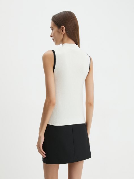 Топ MAISON DAVID, Артикул QM102, белый | 4076818. Ракурс 4