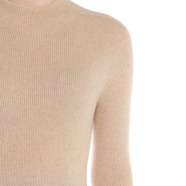 Женский бесшовный джемпер MAISON DAVID, Артикул NZ1063, бежевый | 4076852. Ракурс 3