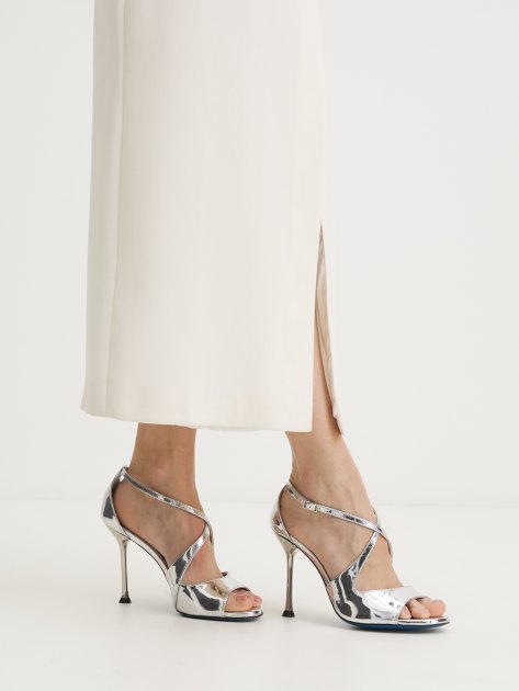 Босоножки LORIBLU, Артикул R1SA50, серебряный | 4077263. Ракурс 2