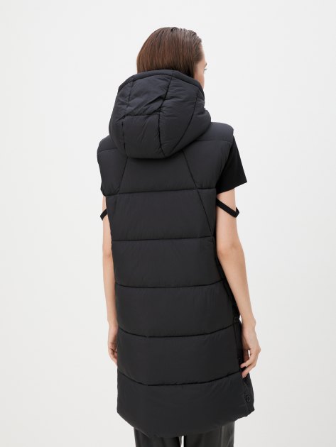 Женский жилет GUESS ELEONORA LONG PUFFER VEST, Артикул W4YL09WGAE2, черный | 4077871. Ракурс 4