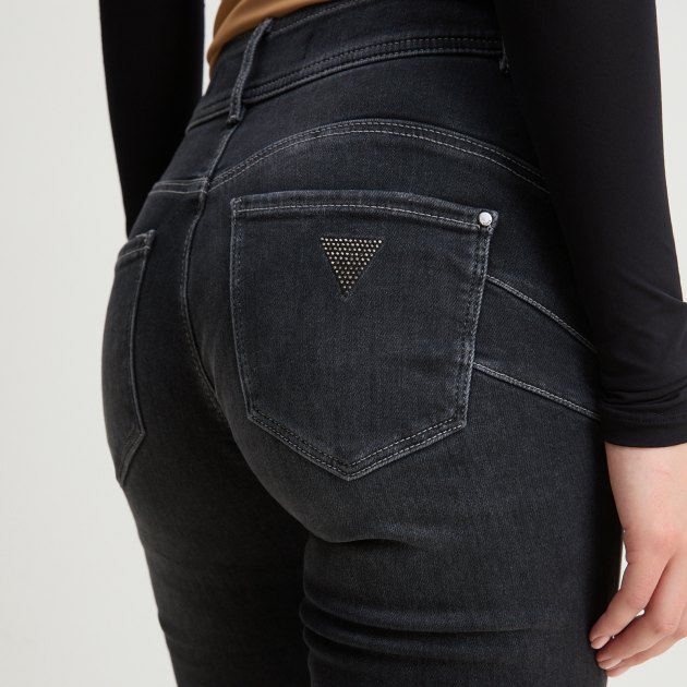 Женские джинсы скинни GUESS SHAPE UP POWER, Артикул W4YA25D5DY1, черный | 4078425. Ракурс 3 Женские джинсы скинни GUESS SHAPE UP POWER, Артикул W4YA25D5DY1, черный | 4078425. Ракурс 3