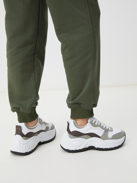 Женские кроссовки ARMANI EXCHANGE VEDDER, Артикул XDX152, белый | 4079291. Ракурс 2