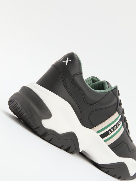 Женские кроссовки ARMANI EXCHANGE, Артикул XDX156, черный | 4079293. Ракурс 6