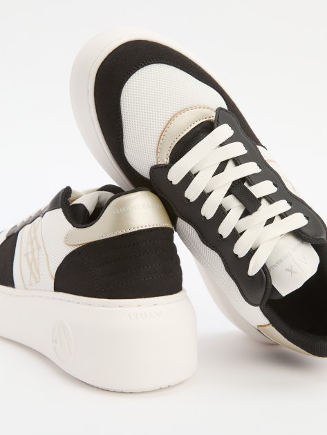 Женские кеды ARMANI EXCHANGE SUPER, Артикул XDX167, белый | 4079303. Ракурс 6