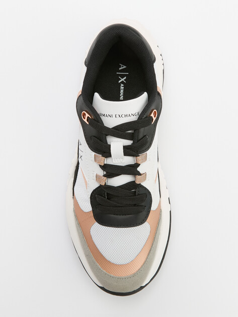 Женские кроссовки ARMANI EXCHANGE VEDDER, Артикул XDX171, белый | 4079306. Ракурс 5 Женские кроссовки ARMANI EXCHANGE VEDDER, Артикул XDX171, белый | 4079306. Ракурс 5