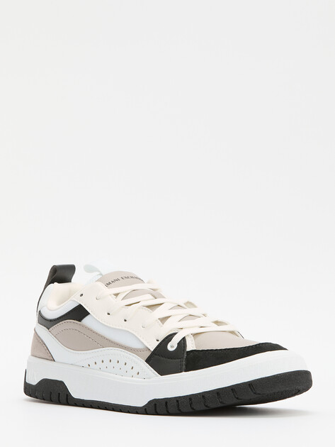 Мужские кеды ARMANI EXCHANGE, Артикул XUX222, белый | 4079316. Ракурс 3