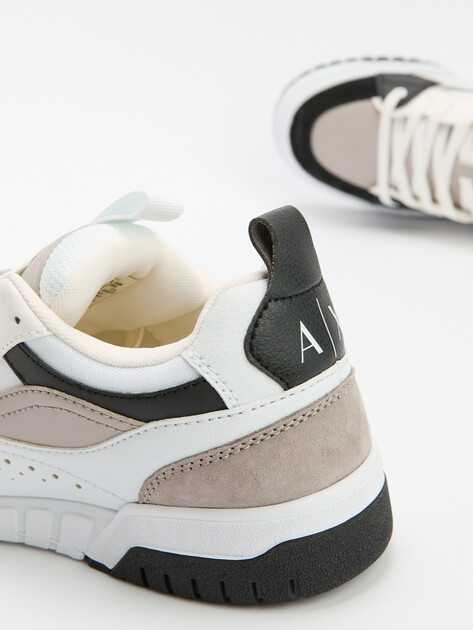 Мужские кеды ARMANI EXCHANGE, Артикул XUX222, белый | 4079316. Ракурс 6