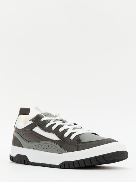 Мужские кеды ARMANI EXCHANGE, Артикул XUX222, серо-зеленый | 4079317. Ракурс 3