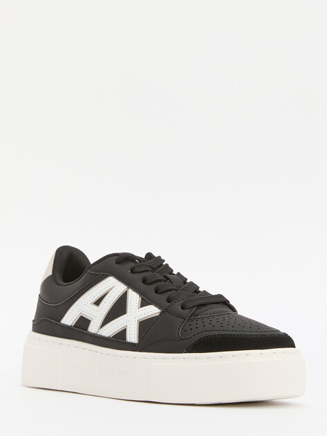 Женские кеды ARMANI EXCHANGE KURT, Артикул XDX147, черный | 4079330. Ракурс 3