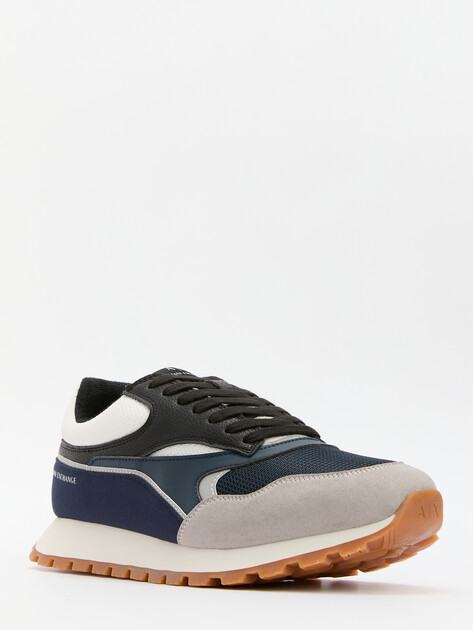 Мужские кроссовки ARMANI EXCHANGE, Артикул XUX230, черный | 4079343. Ракурс 3