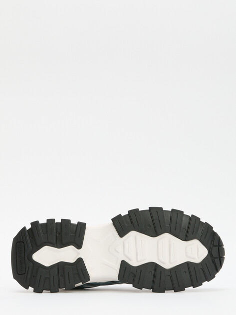 Мужские кроссовки ARMANI EXCHANGE, Артикул XUX238, серовато-синий | 4079354. Ракурс 4