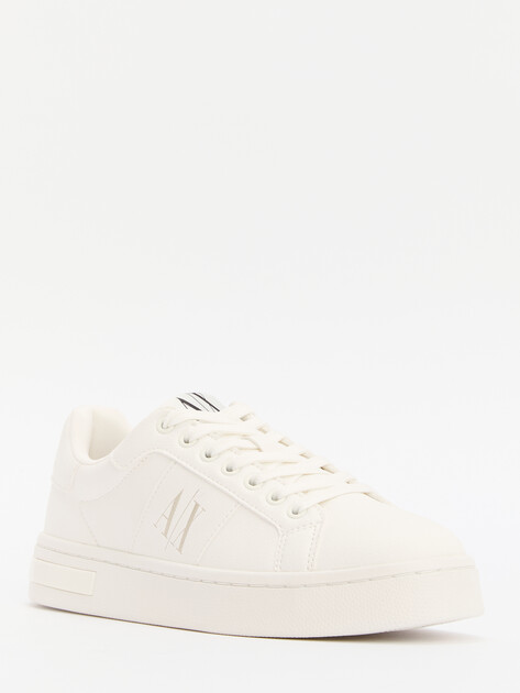 Женские кеды ARMANI EXCHANGE, Артикул XW000254, молочно-белый | 4079358. Ракурс 3