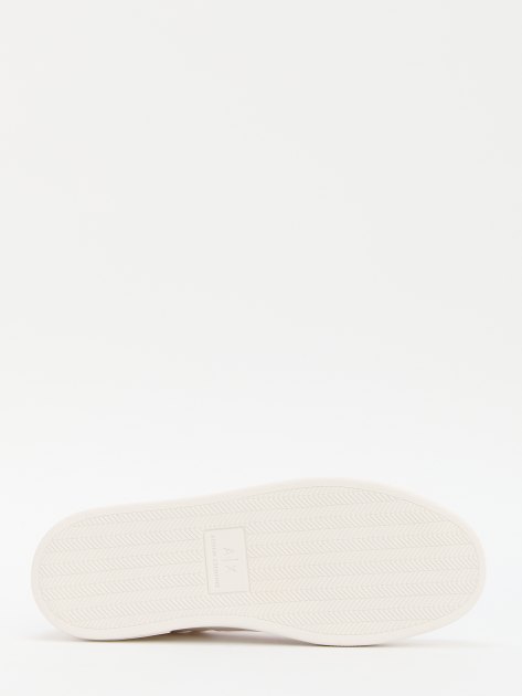 Женские кеды ARMANI EXCHANGE, Артикул XW000254, молочно-белый | 4079358. Ракурс 4
