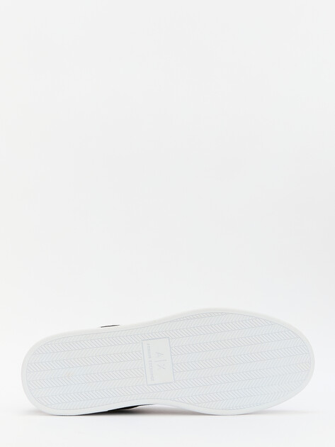 Мужские кеды ARMANI EXCHANGE, Артикул XUX216, темно-синий | 4079360. Ракурс 4