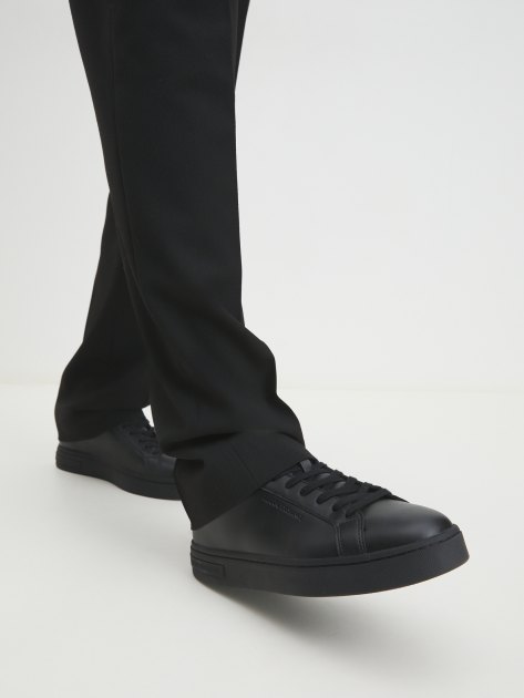 Мужские кеды ARMANI EXCHANGE, Артикул XM000141, черный | 4079376. Ракурс 2