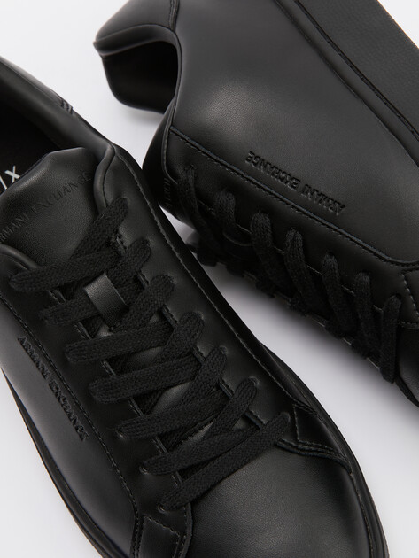 Мужские кеды ARMANI EXCHANGE, Артикул XM000141, черный | 4079376. Ракурс 6