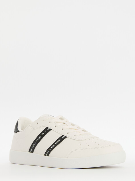 Мужские кеды ARMANI EXCHANGE BERLIN, Артикул XUX197, белый | 4079390. Ракурс 3