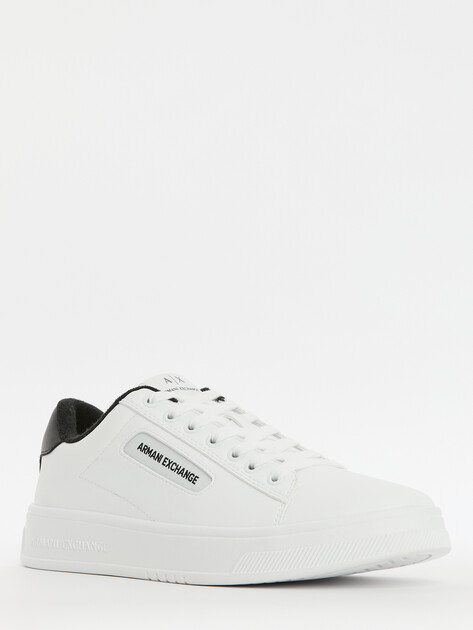 Мужские кеды ARMANI EXCHANGE SEATTLE, Артикул XUX203, белый | 4079393. Ракурс 3