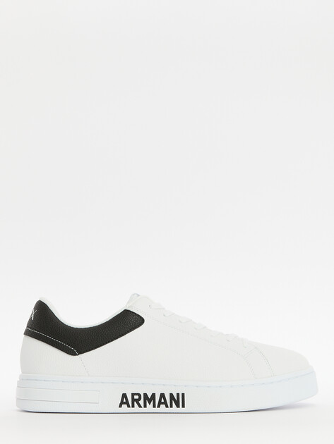 Мужские кеды ARMANI EXCHANGE, Артикул XUX216, белый | 4079394. Ракурс 3