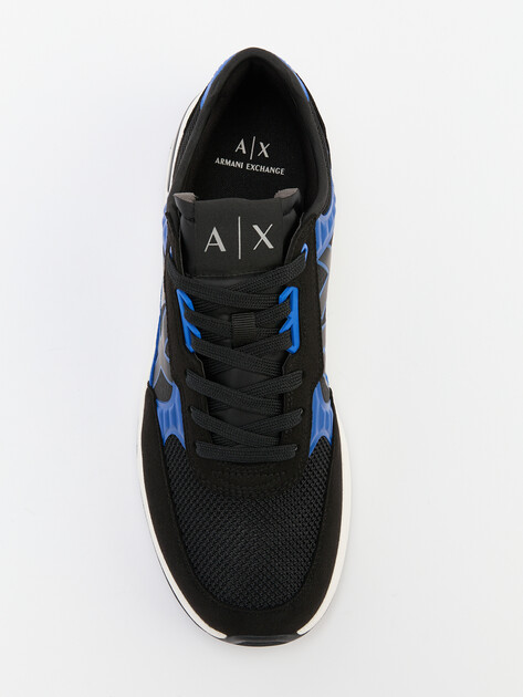 Мужские кроссовки ARMANI EXCHANGE DUSSELDORF, Артикул XUX090, черный | 4079416. Ракурс 5