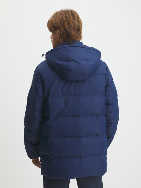 Мужской пуховик REEBOK Q4D PUFFER PARKA, Артикул OMRB1273VN, темно-синий | 4081263. Ракурс 4 Мужской пуховик REEBOK Q4D PUFFER PARKA, Артикул OMRB1273VN, темно-синий | 4081263. Ракурс 4