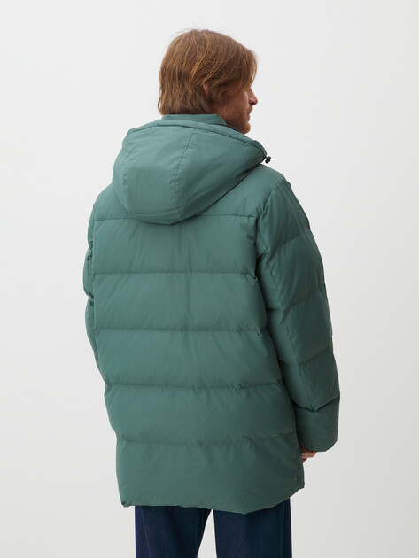 Мужской пуховик REEBOK Q4D PUFFER PARKA, Артикул OMRB1273SG, серо-зеленый | 4081272. Ракурс 4 Мужской пуховик REEBOK Q4D PUFFER PARKA, Артикул OMRB1273SG, серо-зеленый | 4081272. Ракурс 4