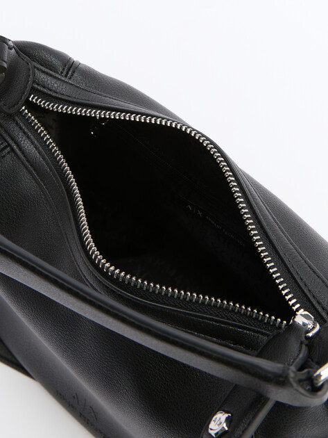 Женская сумка с ручкой ARMANI EXCHANGE, Артикул 949193, черный | 4081367. Ракурс 5