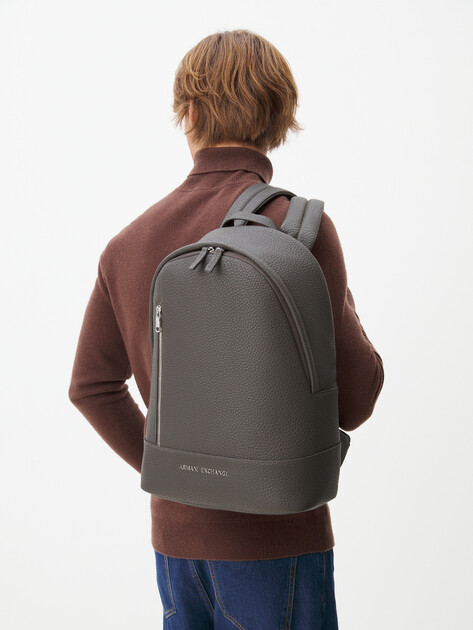 Мужской рюкзак ARMANI EXCHANGE CAPRI, Артикул 952631, темно-коричневый | 4081434. Ракурс 2
