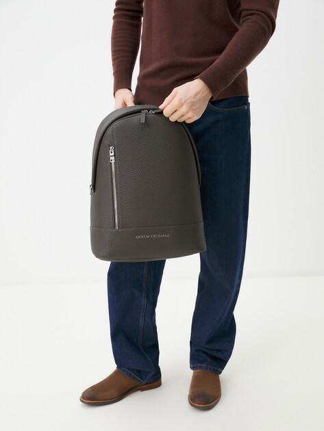 Мужской рюкзак ARMANI EXCHANGE CAPRI, Артикул 952631, темно-коричневый | 4081434. Ракурс 6