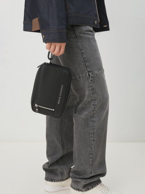 Мужская борсетка ARMANI EXCHANGE, Артикул 958542, черный | 4081464. Ракурс 2 Мужская борсетка ARMANI EXCHANGE, Артикул 958542, черный | 4081464. Ракурс 2