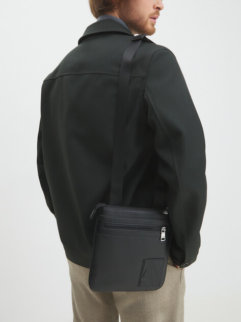 Мужская сумка через плечо ARMANI EXCHANGE, Артикул 952716, черный | 4081483. Ракурс 2