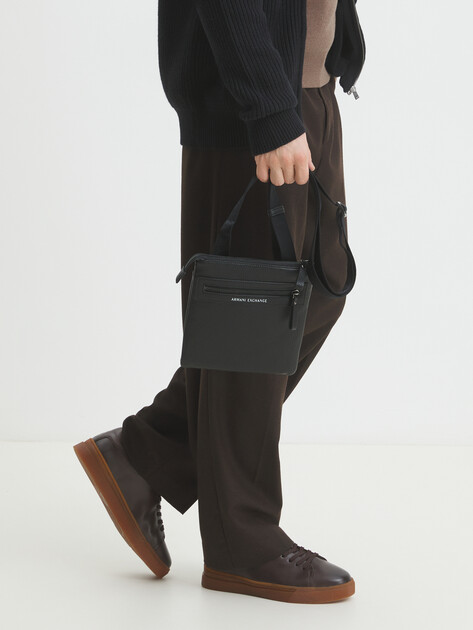 Мужская сумка через плечо ARMANI EXCHANGE, Артикул 952717, черный | 4081484. Ракурс 2