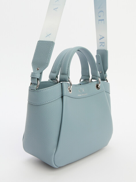 Женский тоут ARMANI EXCHANGE WAVE, Артикул 942927, голубой | 4081521. Ракурс 3