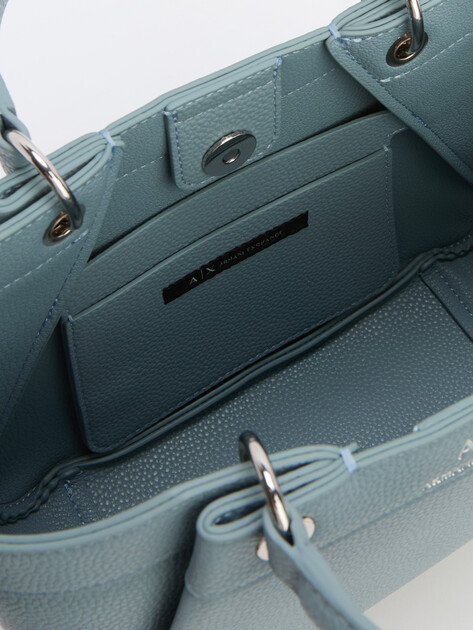 Женский тоут ARMANI EXCHANGE WAVE, Артикул 942927, голубой | 4081521. Ракурс 6