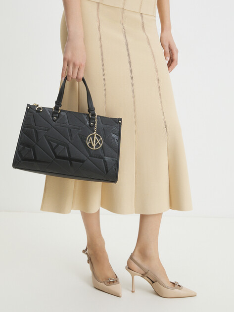 Женский тоут ARMANI EXCHANGE, Артикул 949165, черный | 4081536. Ракурс 2 Женский тоут ARMANI EXCHANGE, Артикул 949165, черный | 4081536. Ракурс 2