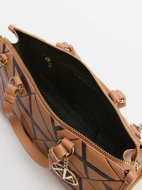 Женский тоут ARMANI EXCHANGE, Артикул 949165, темно-бежевый | 4081537. Ракурс 5